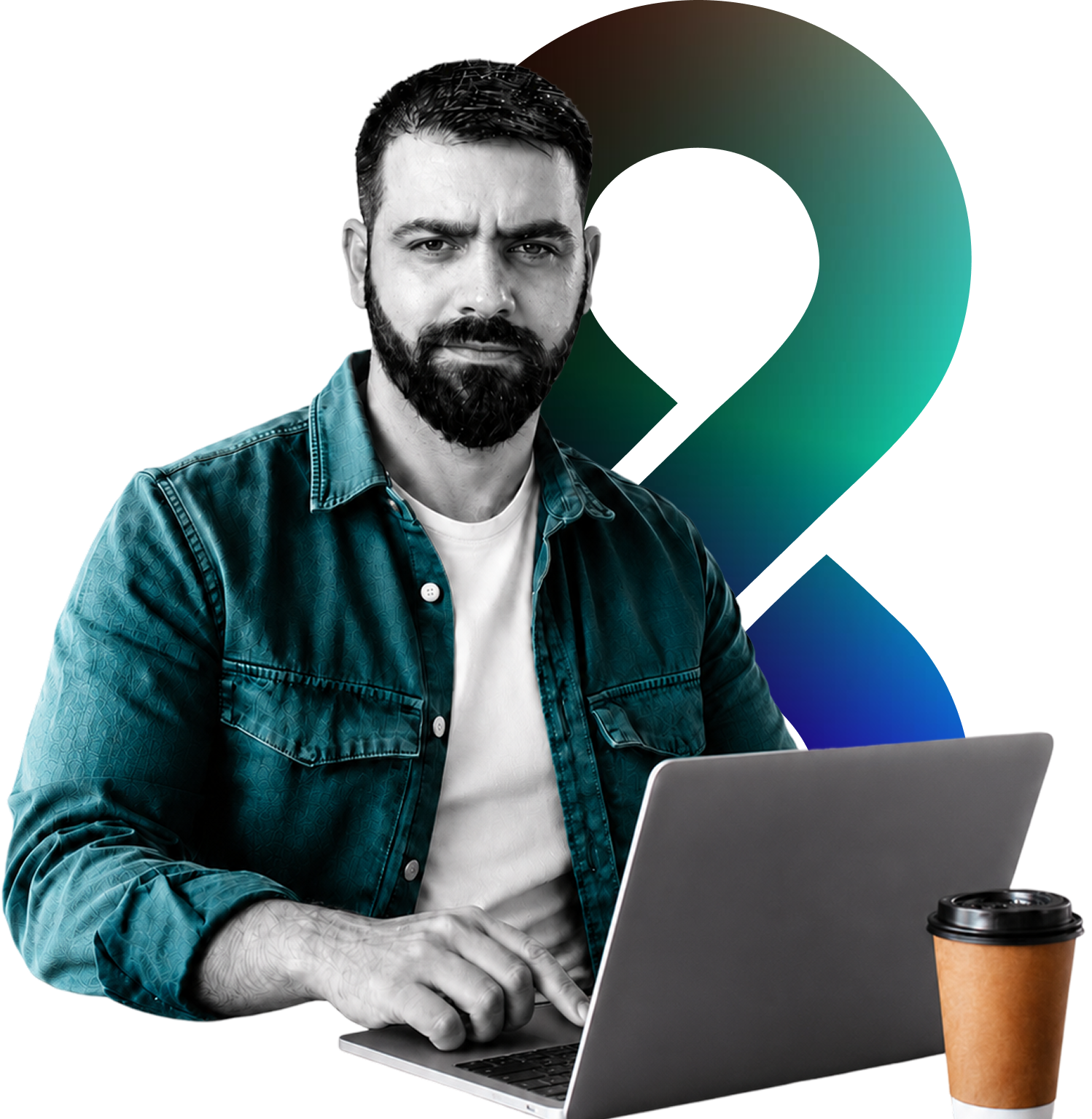 Maddy, Founder of WeActive8, at his desk